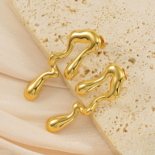 Bold Waterdrop Statement Earring